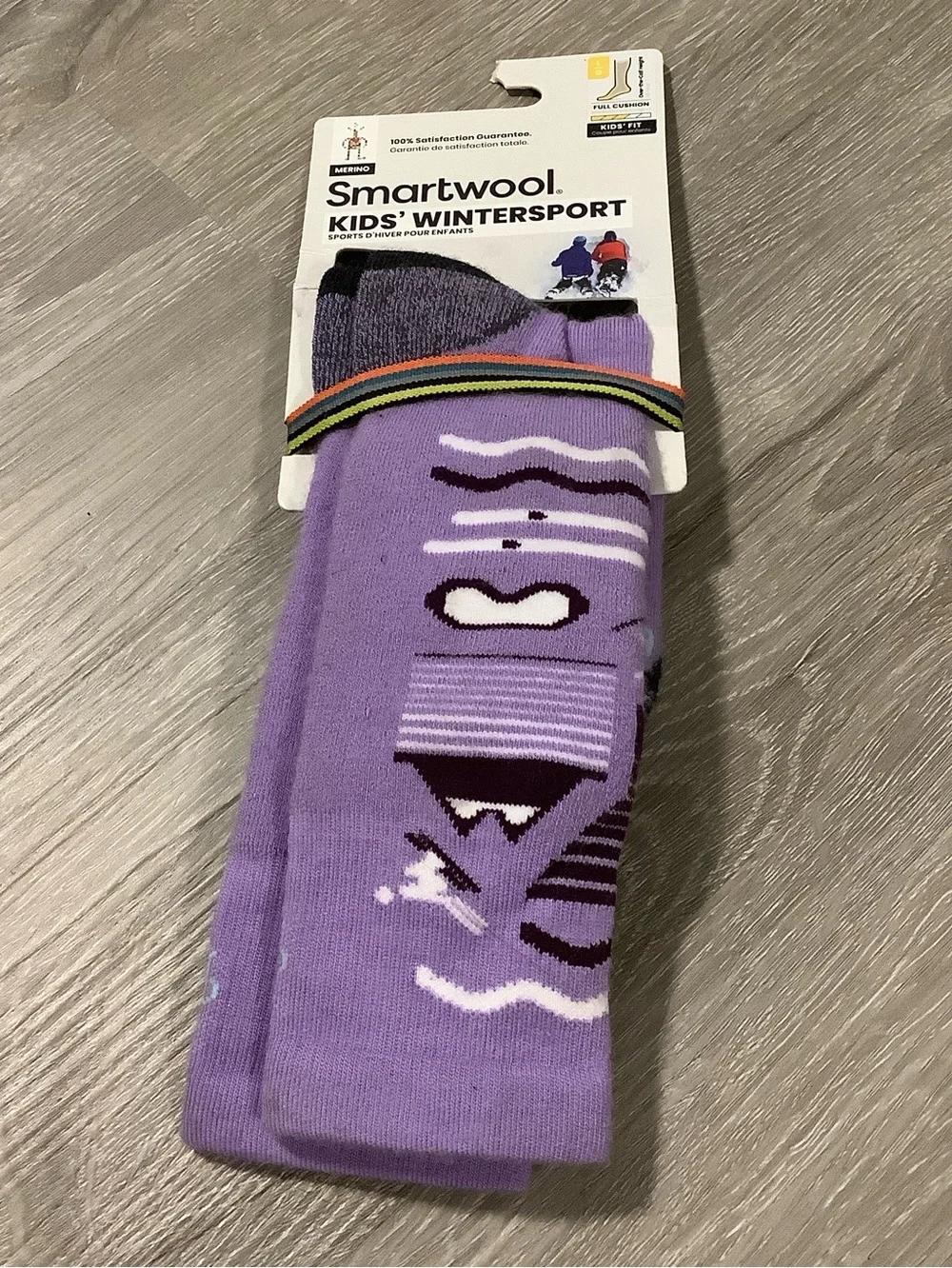 Smartwool Purple Kid's Wintersport Full Cushion Socks